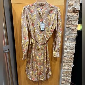Jim Thompson washable silk Long Sleeve Dress